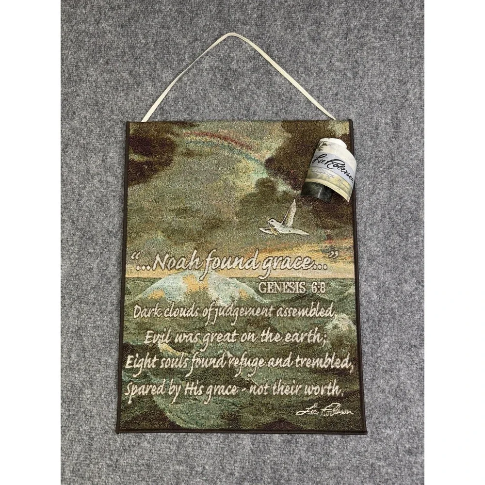 Lee Roberson Genesis 6:8 Wall Tapestry New With Tags 